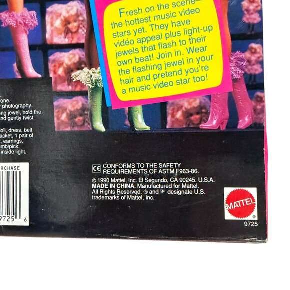 Lights & Lace Barbie Doll 1990 Mattel Original Box - Picture 3 of 8